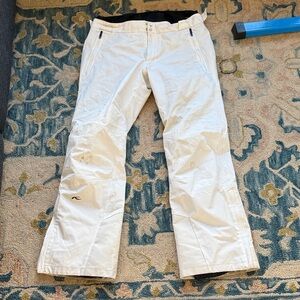 KJUS men’s White Ski Pants XL
